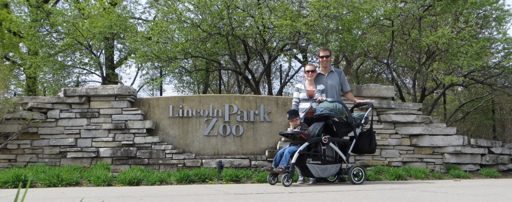 Family with Joovy Stroller in Chicago