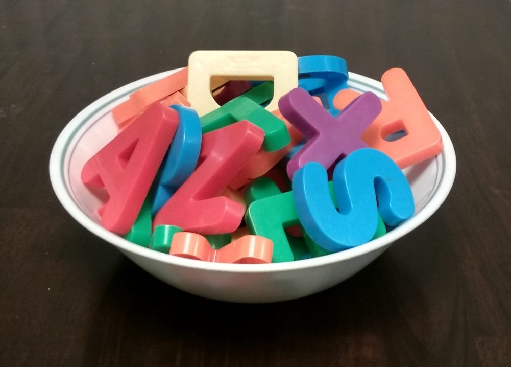 Letters in a Bowl